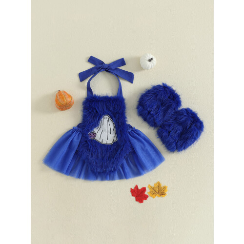 (12-18 Months, Blue) Tutina per neonata per Halloween. 1