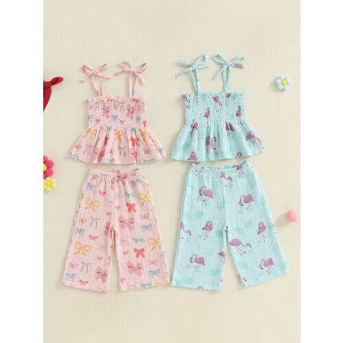 (9-12 Months, Pink) Éadaí Samhraidh do 2 phíosa 2