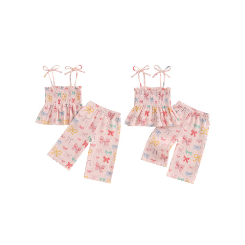 (9-12 Months, Pink) Éadaí Samhraidh do 2 phíosa 1