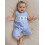 (12-18 Months, Blue) Macacão infantil para com bordado. 5