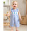(12-18 Months, Blue) Macacão infantil para com bordado. 4