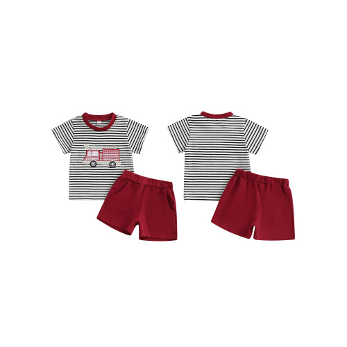 (12-18 Months, Red) Σετ παιδικών σορτς για νήπια 1