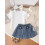 (6-9 Months, White) Conjunto de verão e fofa. 9