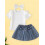 (6-9 Months, White) Conjunto de verão e fofa. 6