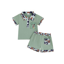 (18-24 Months, Army Green) Letní oblečení pro 2 kusů