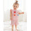 (3-4 Years, Pink) Σετ σορτς νήπια, αμάνικο φανελάκι με λουλούδια & σορτς 2 τεμαχίων 6