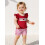(3-4 Years, Red) Conjunto de 2 de julho. 6