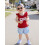 (3-4 Years, Sky Blue) Conjunto de 2 de julho. 5