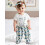 (6-12 Months, White) Set de 3 cu mașini/cactus. 4