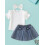 (6-9 Months, White) Conjunto de verão e fofa. 5