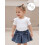 (6-9 Months, White) Conjunto de verão e fofa. 2