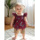 (12-18 Months, Red) Σετ 2 τεμαχίων φλοράλ σχέδια 4