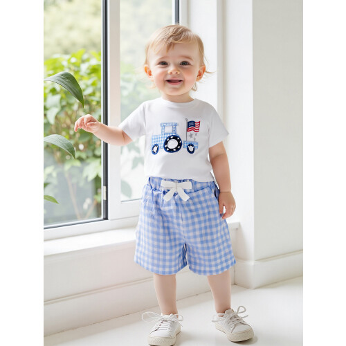 (4-5 Years, White) Καλοκαιρινά σετ για 2 τεμάχια. 2