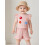 (3-4 Years, Pink) Σετ σορτς νήπια, αμάνικο φανελάκι με λουλούδια & σορτς 2 τεμαχίων 4