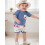 (6-12 Months, Blue) Conjunto infantil de da Independência. 7
