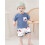(6-12 Months, Blue) Conjunto infantil de da Independência. 6