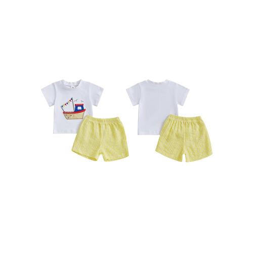 (0-6 Months, White) Σετ σορτς για 2 τεμάχια 1