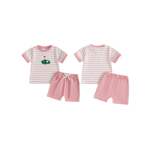 (0-6 Months, Pink) Conjunto infantil de e meninas. 1