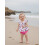 (6-12 Months, Pink) Completo estivo per 2 pezzi. 6