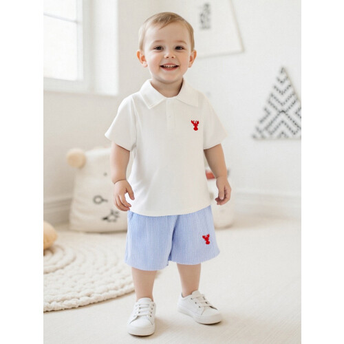 (4-5 Years, White) Σετ σορτς νήπια 2 τεμαχίων 2