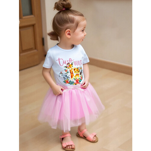 (2-3 Years, Pink) Conjunto de 2 de niña. 2