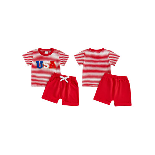 (12-18 Months, Red) Σετ ρούχων νήπια 2 τεμάχια 1