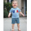 (18-24 Months, Blue) Σετ ρούχων νήπια 2 τεμάχια 5