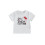 (2-3 Years, White) Καλοκαιρινό T-shirt νήπια στρογγυλή λαιμόκοψη. 1