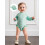 (6-12 Months, Green) Μαγιό νήπια, σετ φούσκες, σκουφάκι. 7