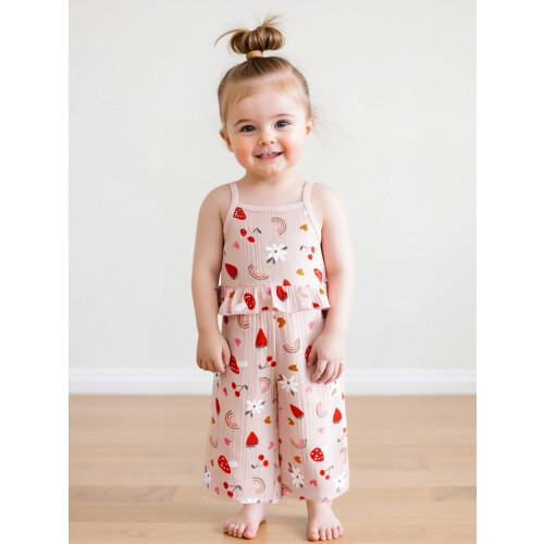 (12-18 Months, Pink) Éadaí Samhraidh do 2 phíosa 2