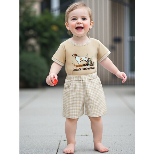 (2-3 Years, Beige) Σετ σορτς για 2 τεμάχια 2