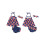 (3-6 Months, Blue) Conjunto de shorts de verão. 2