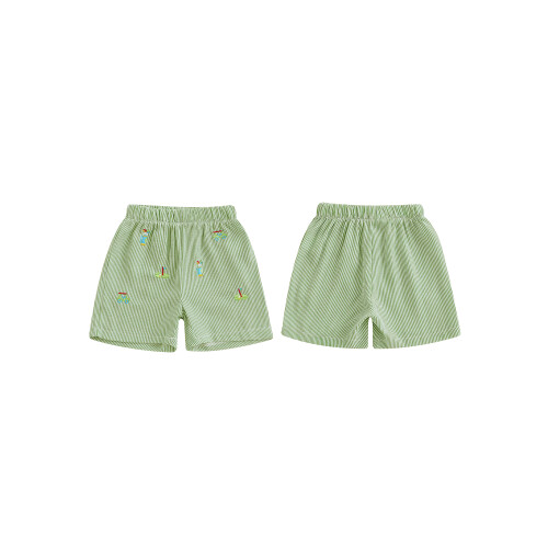 (18-24 Months, Green) Παιδικό σορτς για κέντημα γκολφ. 1