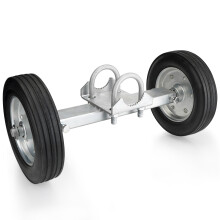 Adjustable Sliding Gate Wheel Set 6 inch Heavy Duty Rubber Wheel with Corrosion Resistant Bracket for Metal Gates