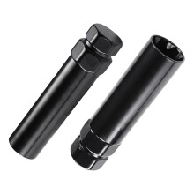 7 Chiave per Dado con Aletta Scanalata, 6 Chiave per Dado con Aletta Scanalata, 2 Pezzi di Ricambio per Chiave di Bloccaggio Ruota Aftermarket con