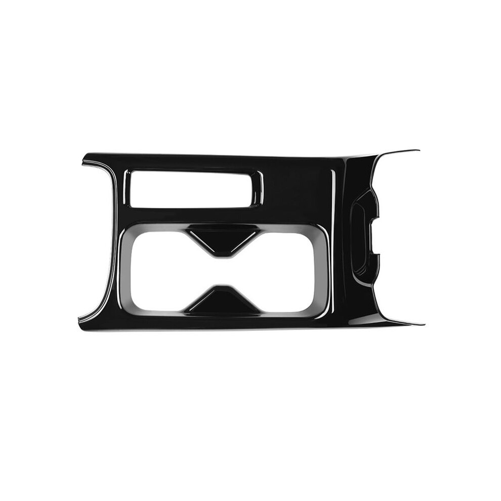 Car Center Console Water Cup Holder Decoration Cover Trim Stickers For Hrv Hr-V Vezel 2021-2022 Glossy Rhd Black 6132123134356