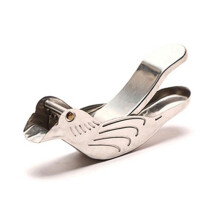 Exprimidor de Limón Elegante de Acero Inoxidable, Exprimidor Manual Portátil con Forma de Pájaro, Adecuado para Cítricos y Granadas