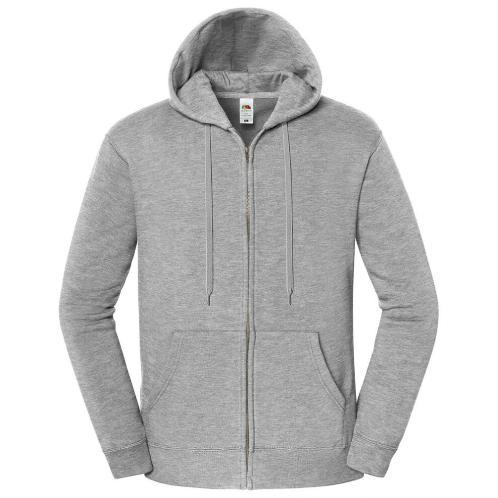 Fruit Of The Loom (M, Athletic Heather) Unisex Adult Iconic Premium Full Zip Hoodie