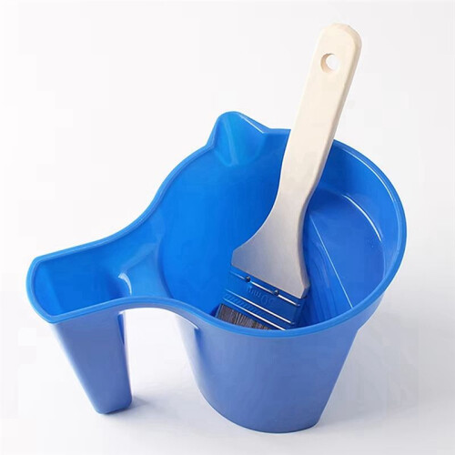 2 Pcs Roller Brush Holding Paint Cup New Material Convenient Construction  Plastic Paint Tray Paint Tool Set 2