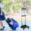 Backpack Trolley Luggage Trolley Compact Foldable Trolley School Season Labor-Saving Tool 2