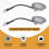 2Pack1.5W Range Hood Light Bulbs,12VDC Kitchen Cooker Hood Light Bulbs,Kitchen Light Replacement 20W Halogen Light Bulbs 5