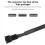 3PIN PC Fan Speed Reduce Noise Extension Resistor Cable Wire CPU 3 Pin Connector for Computer CPU Fan 7