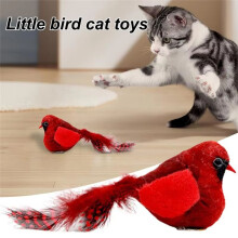 Bird Toy for Cats Simulation Cat Bird Toy Funny Chirping Bird Toy Interactive Pet Chew Toy for Small Medium Breed Cats