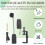 Violin Wireless Microphone Musical Instrument Microphone Stage Performance Audio Receiver and Transmitter Short Clip 5