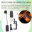 Violin Wireless Microphone Musical Instrument Microphone Stage Performance Audio Receiver and Transmitter Short Clip 2