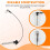 Stainless Steel Quick Release Pin 8mm Diameter  Locking Pin with Push Button Lanyard Cable Usable Length 50mm 7