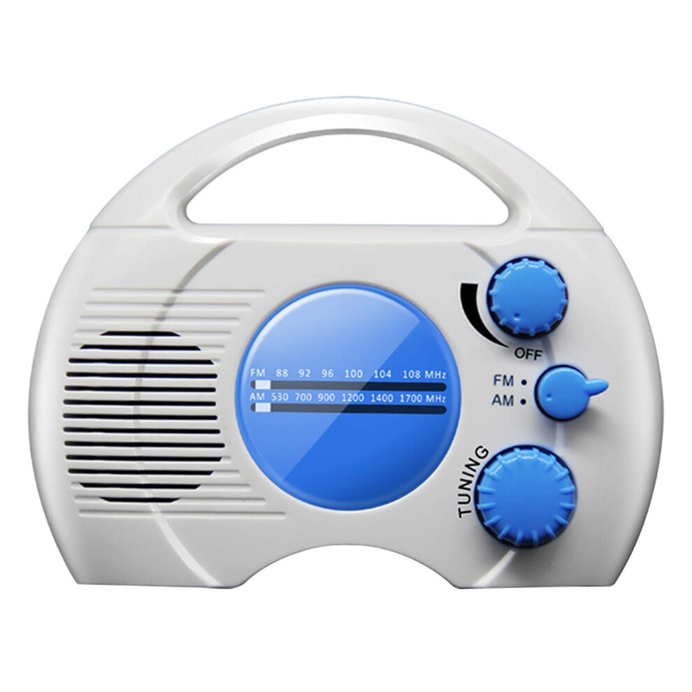 Waterproof Shower Radio Am Fm With Builtin Speaker And Clock For Bathroom And Outdoor Use 9771547213970