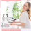 3er-Pack Große Body Puffsand-Behälter Puderbehälter mit Bubble PuffsCrystal-Behälter Weich 5