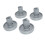 Suitable for AEG,  Dishwashers Drawer Bottom Rollers Pull-Out Rollers 40mm 2