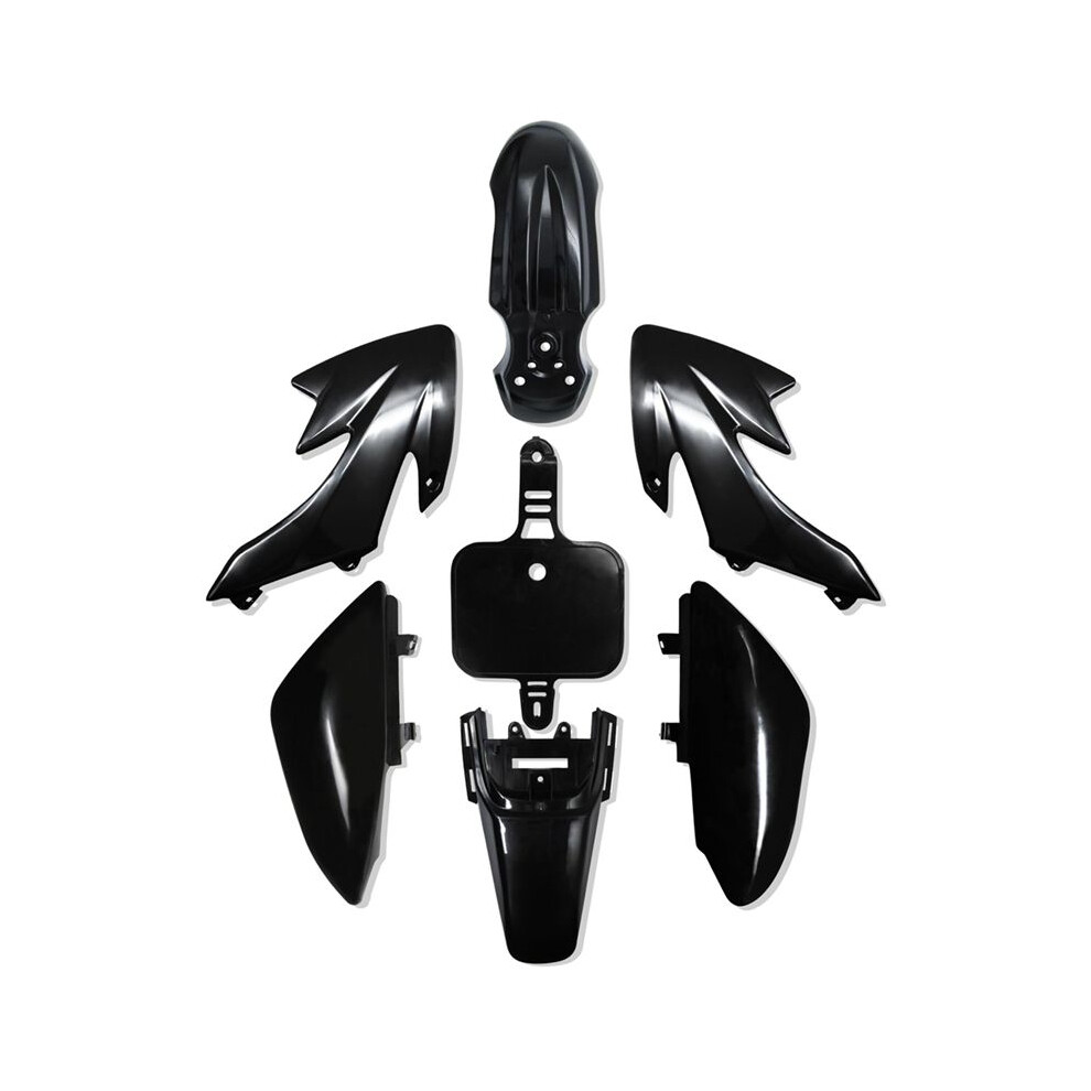 Crf50 Plastics Kit Pit Bike Parts Fairings Fenders For Crf 50 Xr 50 Ssr 110 107 125 Mx650 Mx500 Piranha Baja Black 6033121027278